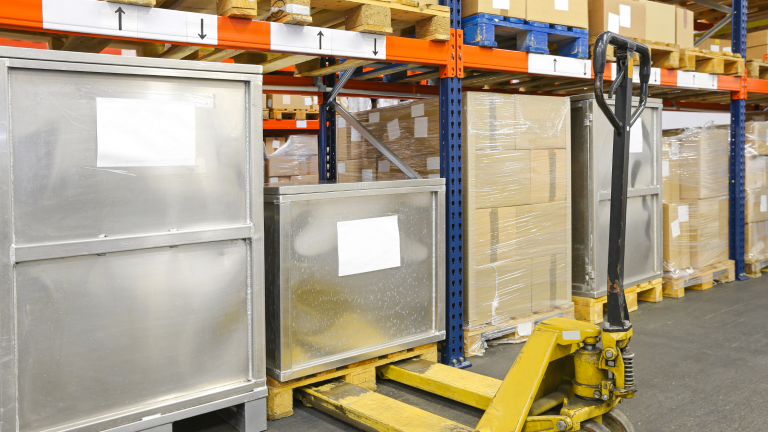 warehouse pallet rack repair